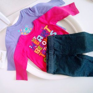 THE CHILDREN PLACE MATCHING SET BUNDLE SIZE 6-9M